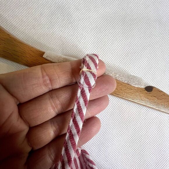 Beach Lunch Lounge Bell Statement Sleeve Blouse Striped Cold Shoulder Size XS - Picture 3 of 11